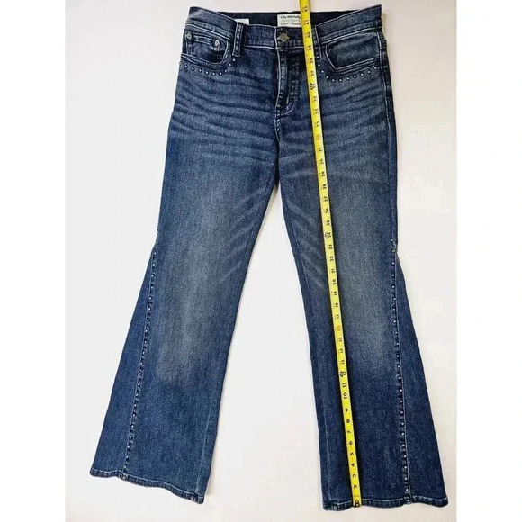 Lucky Brand 29X33 Women's Low Rise Flare Yellowstone Embroidered Y Jeans Sz 8/29 - Picture 15 of 16